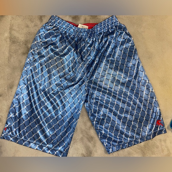 🏀Boys Blue and Teal Athletic Shorts - Picture 3 of 10